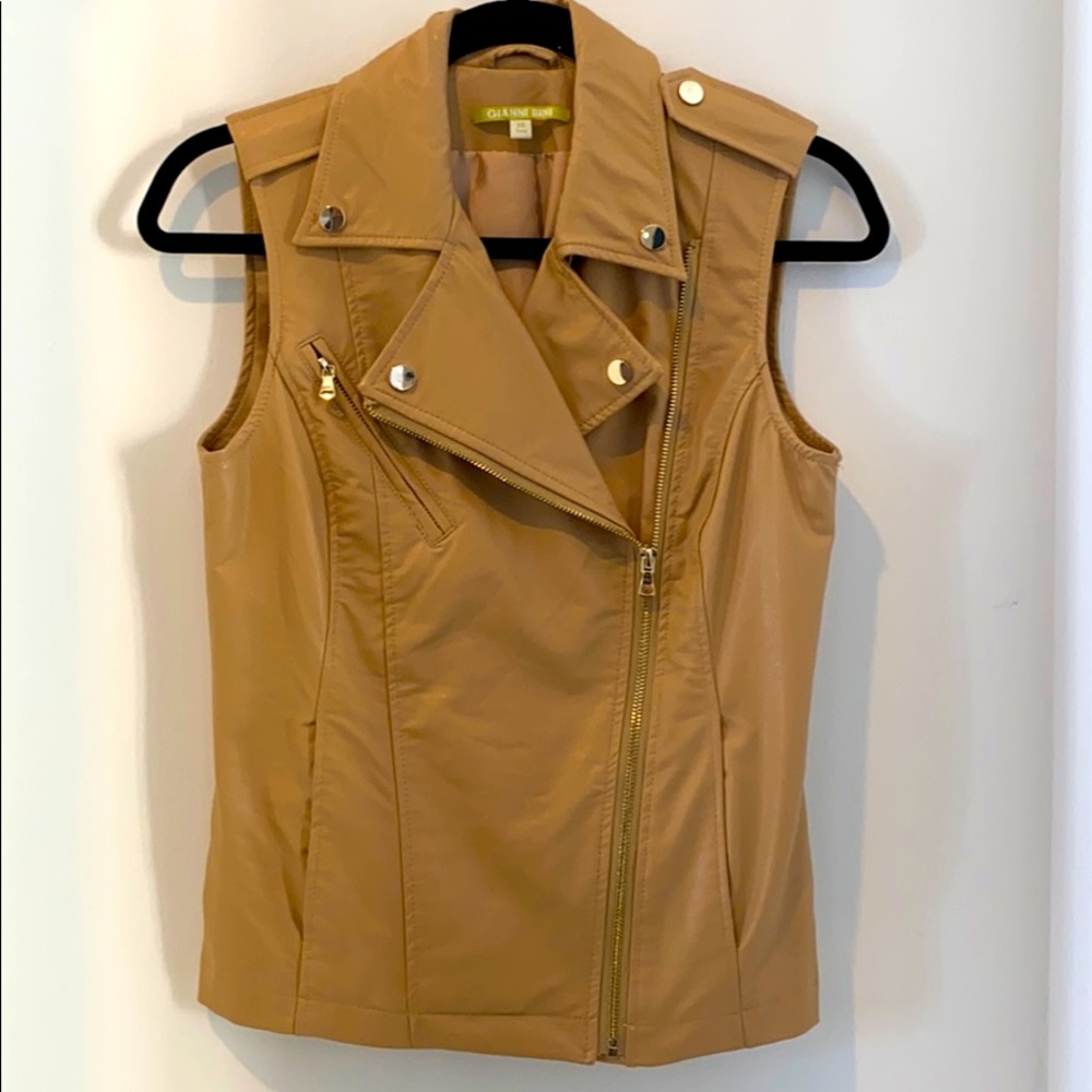 Gianni Bini Faux Leather Vest